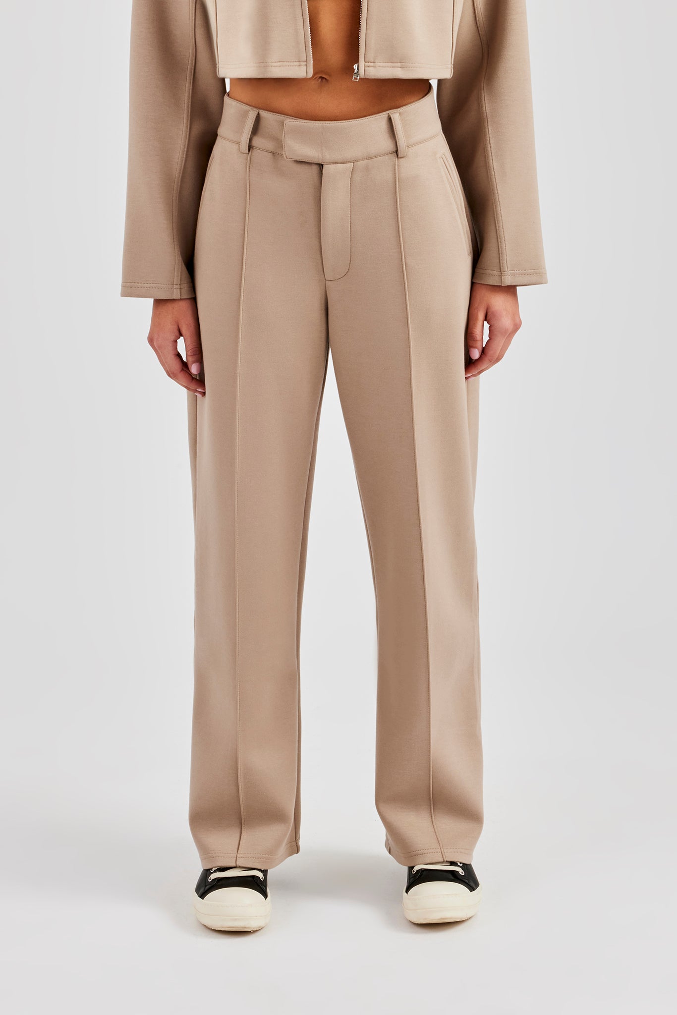 Scuba Tailored Trouser - Taupe